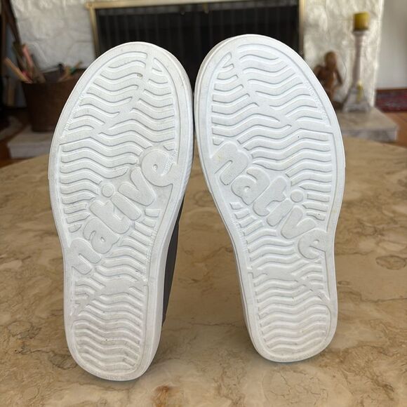 Native Shoes Unisex-Adult Miles Slip On Rubber Shoes Dublin Grey/Shell White - Picture 12 of 12